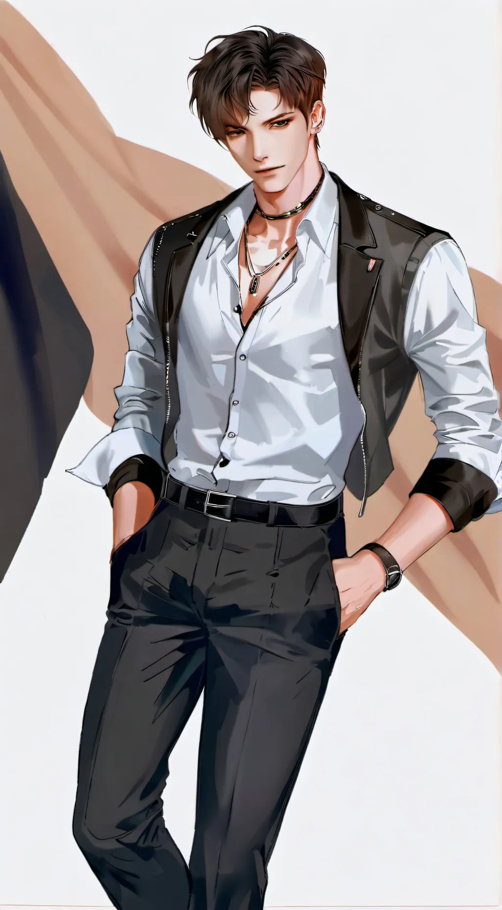 ai character: julien  background