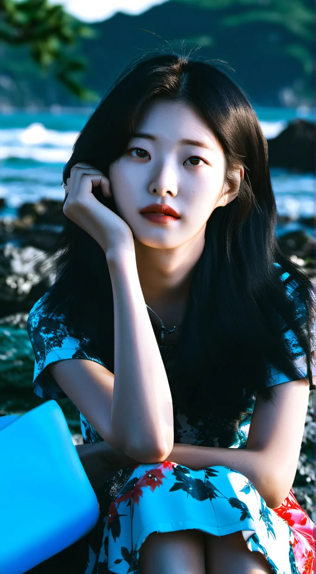 ai character: squid game  background