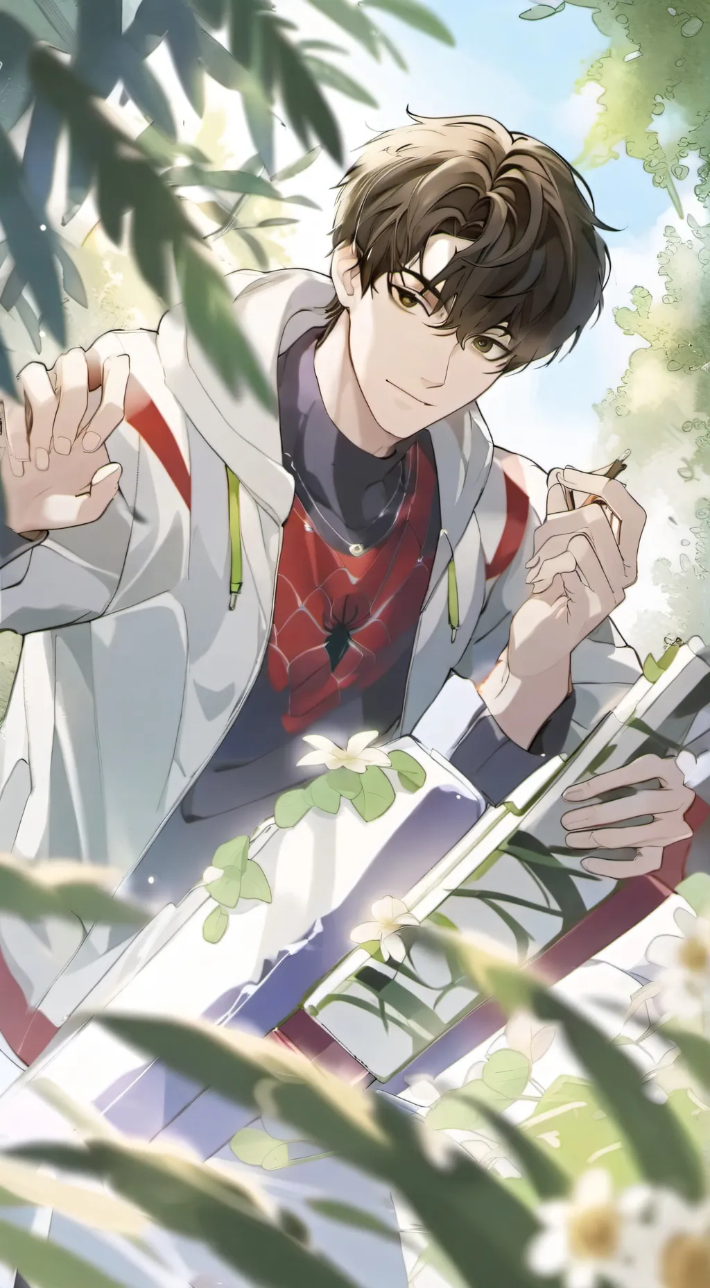 ai character: Peter Parker background