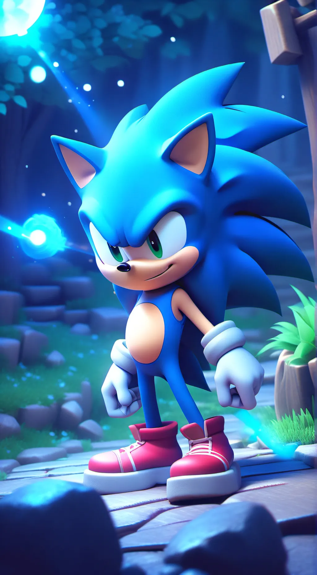 ai character: Sonic.exe background