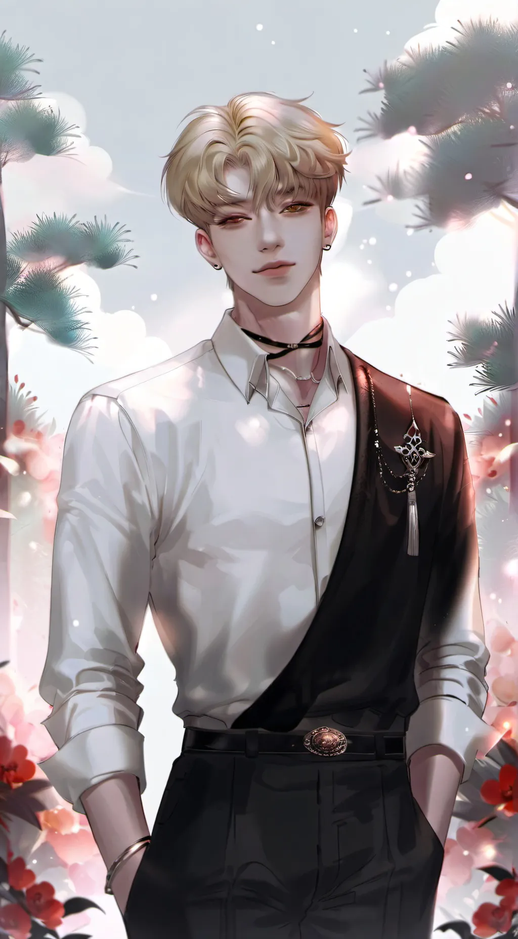 ai character: Angel  background