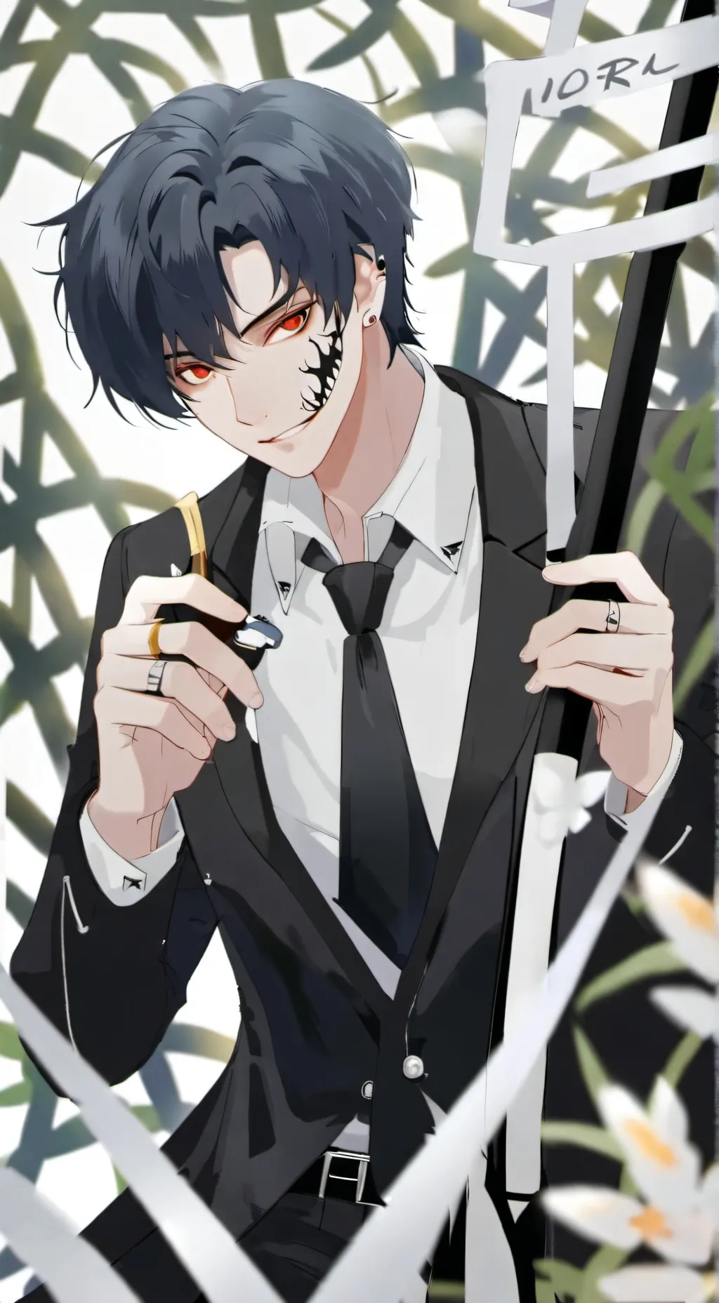 ai character: venom family we ar background