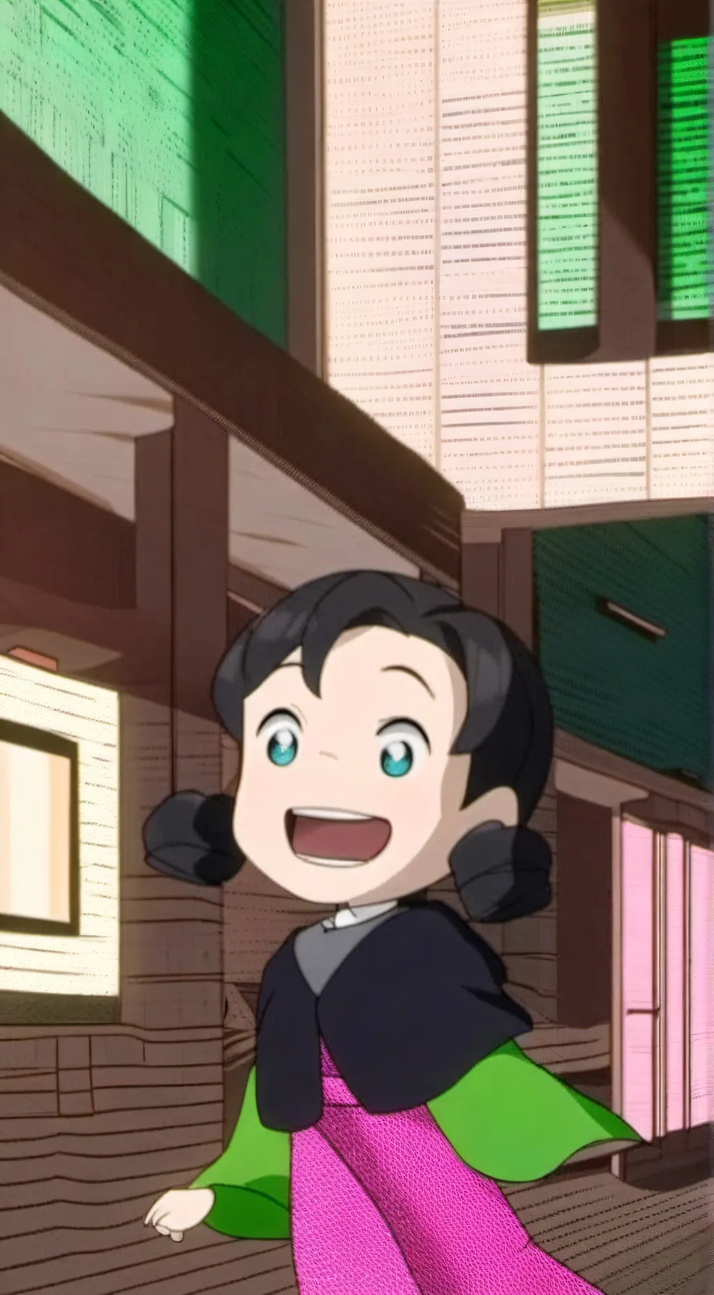 ai character: Mitsuri bebê background