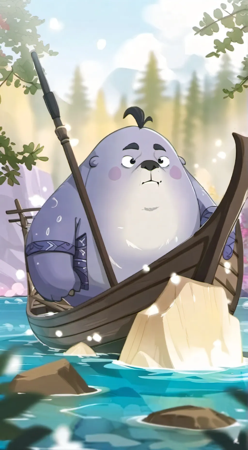 ai character: Goldie and friends background