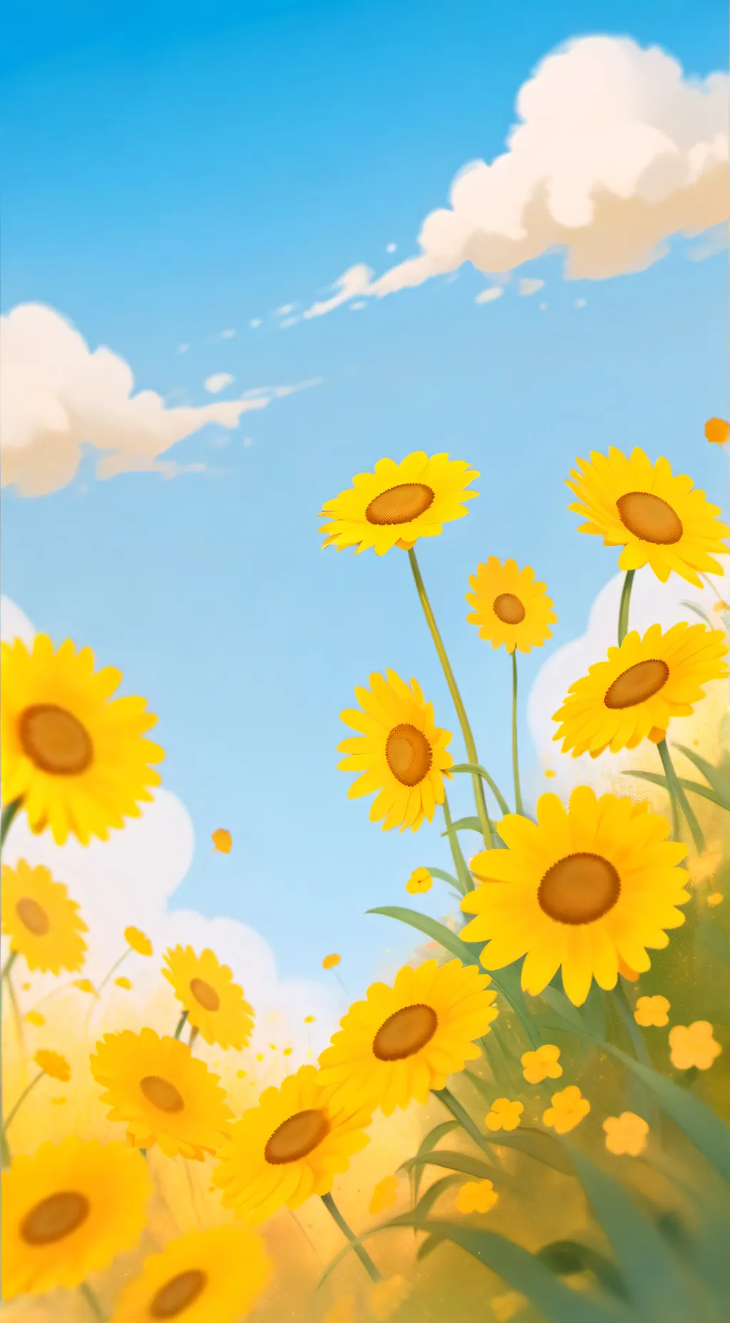 ai character: dandy... background