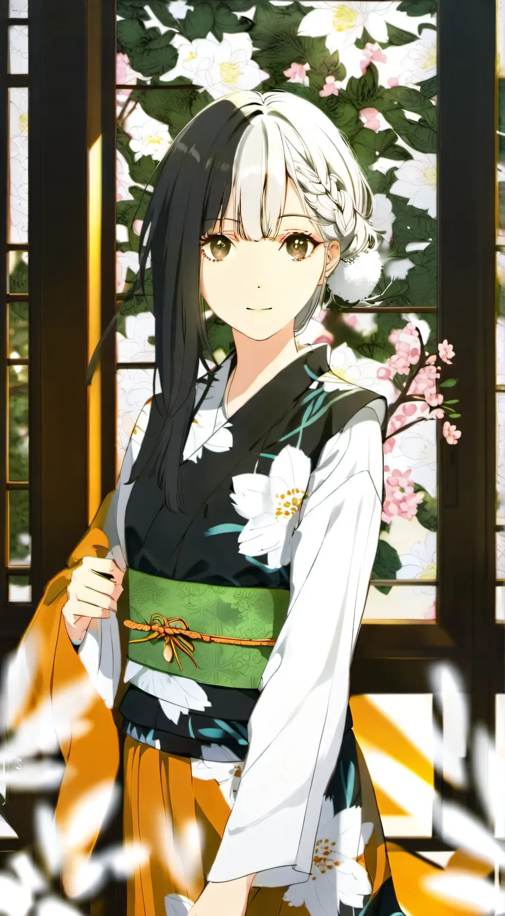 ai character: Kaguya Yozakura 2 background