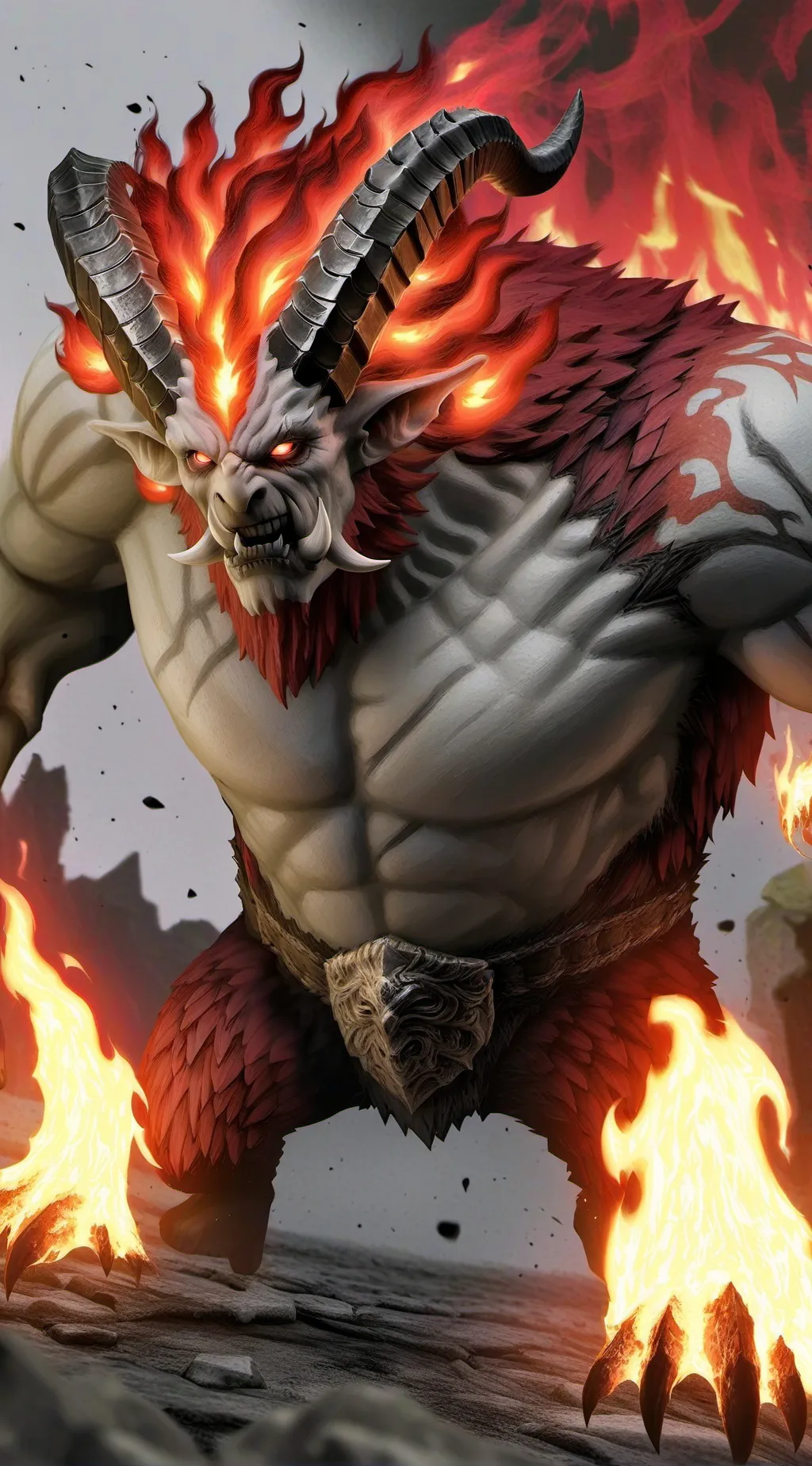 ai character: Ifrit background