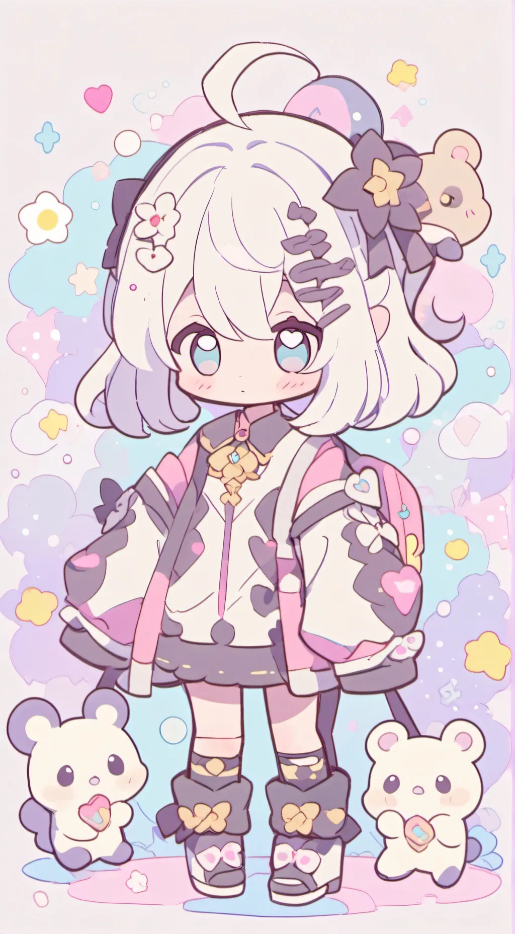 ai character: yandere astro🥰 background