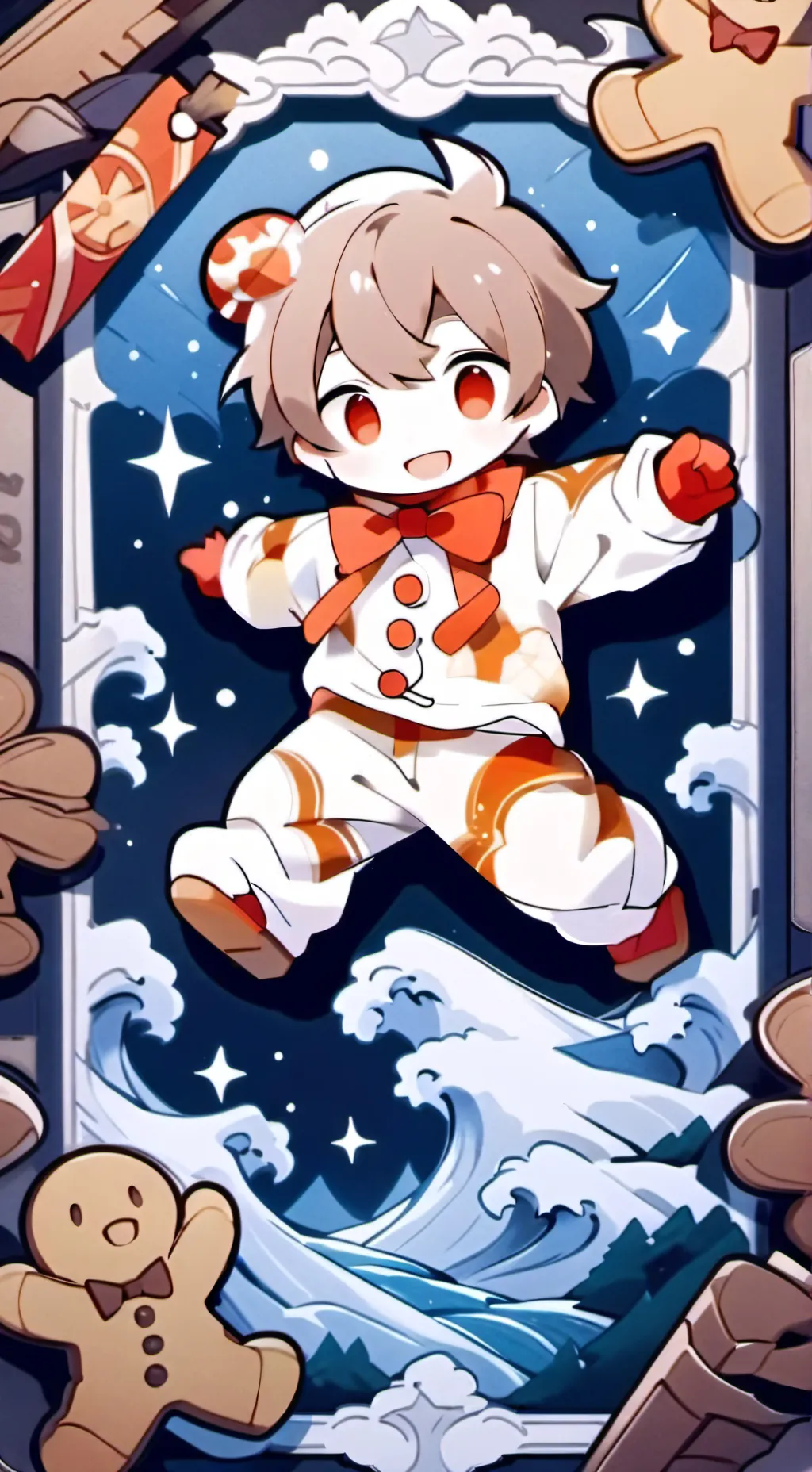 ai character: Ginger×Bobette background