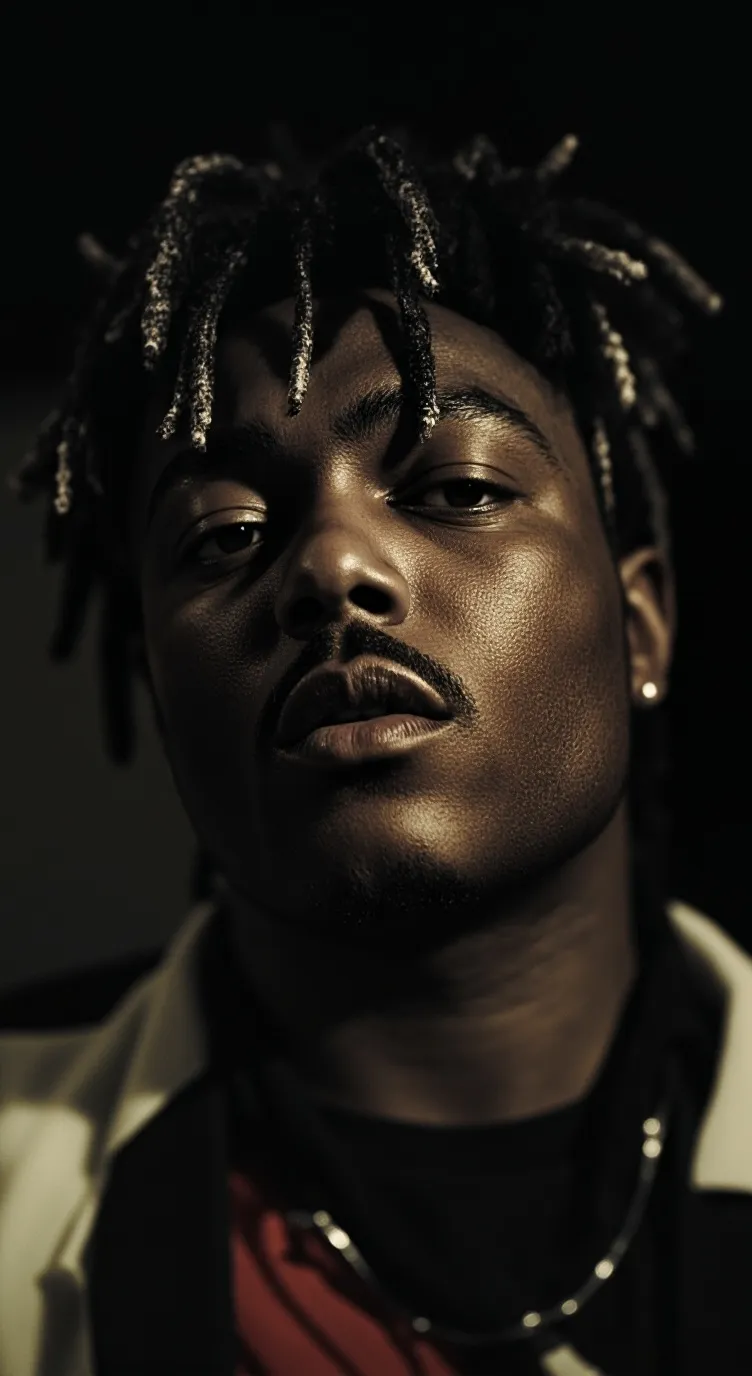 ai character: juice WRLD  background