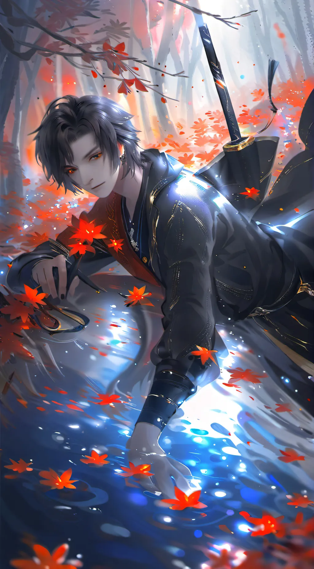 ai character: Рон background