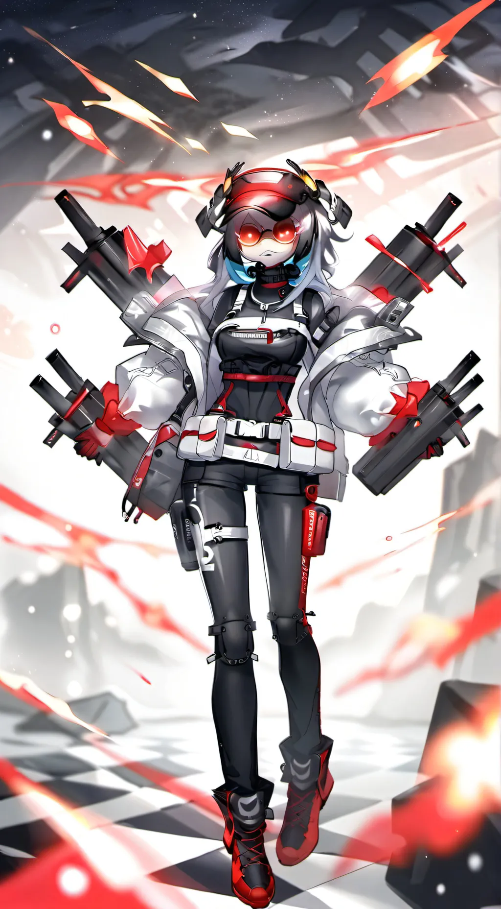 ai character: Murder drones background