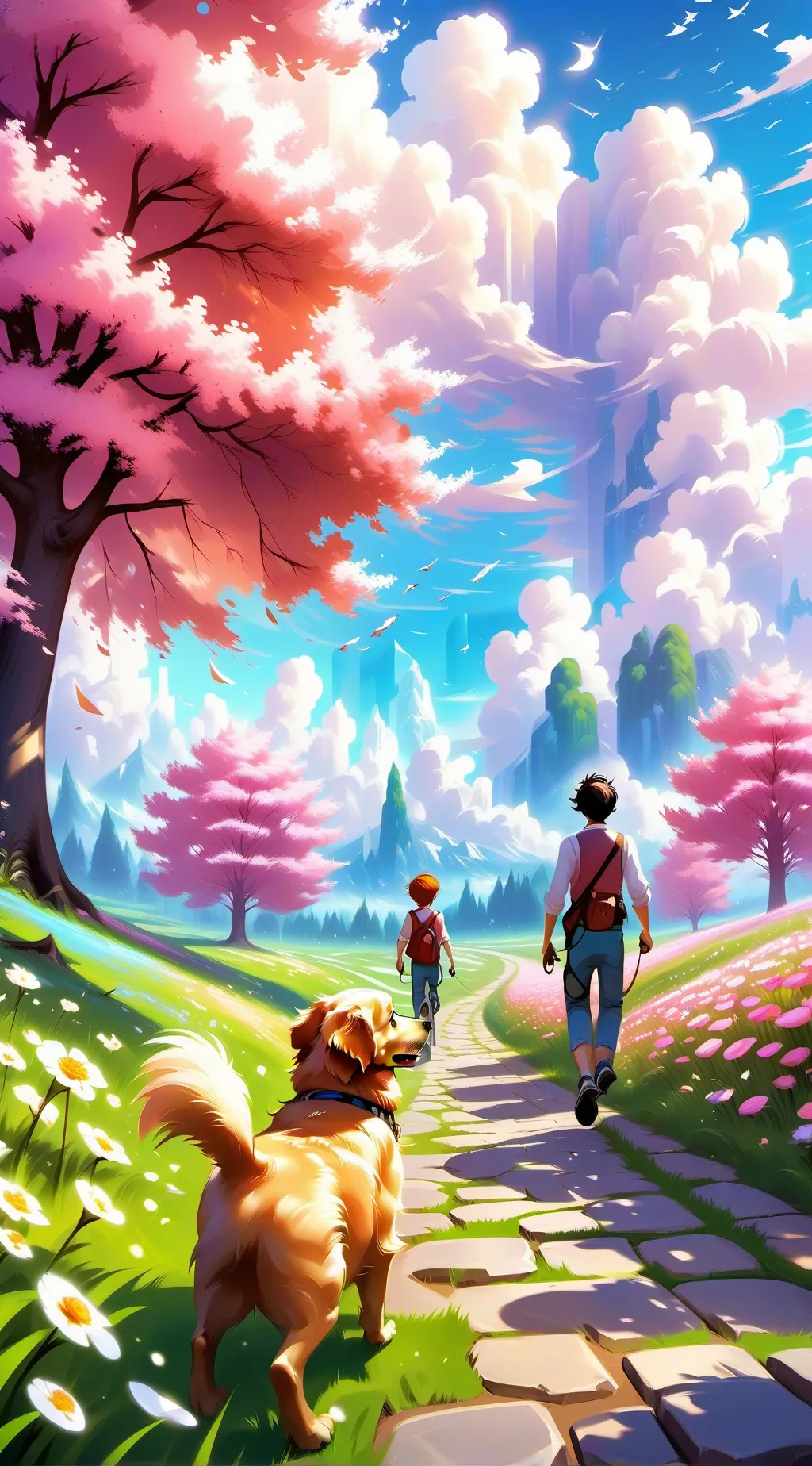 ai character: Md background