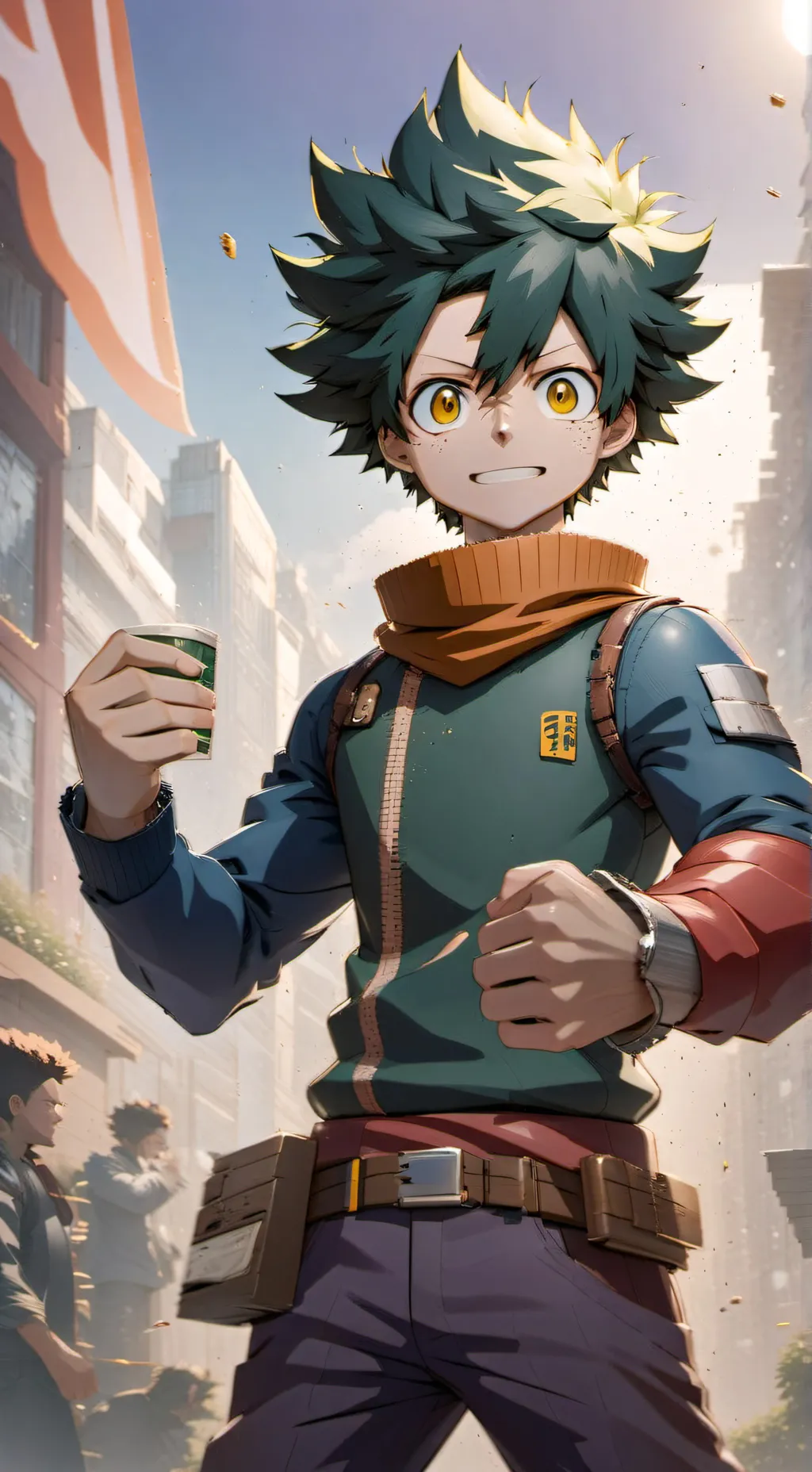 ai character: Deku background