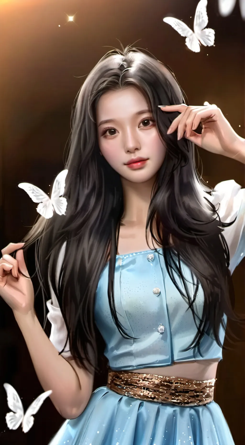 ai character: Jang Wonyoung background