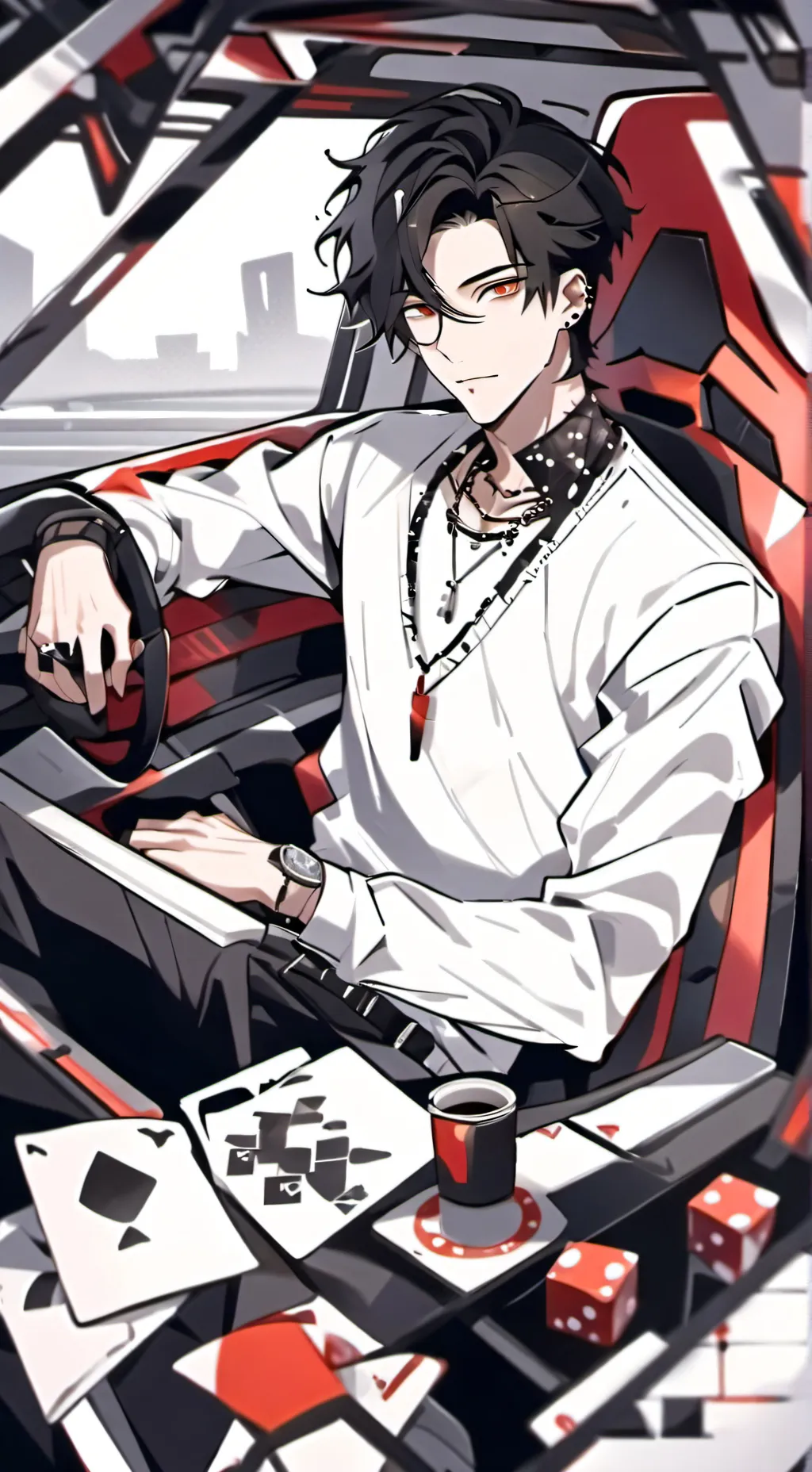 ai character: Oliver background