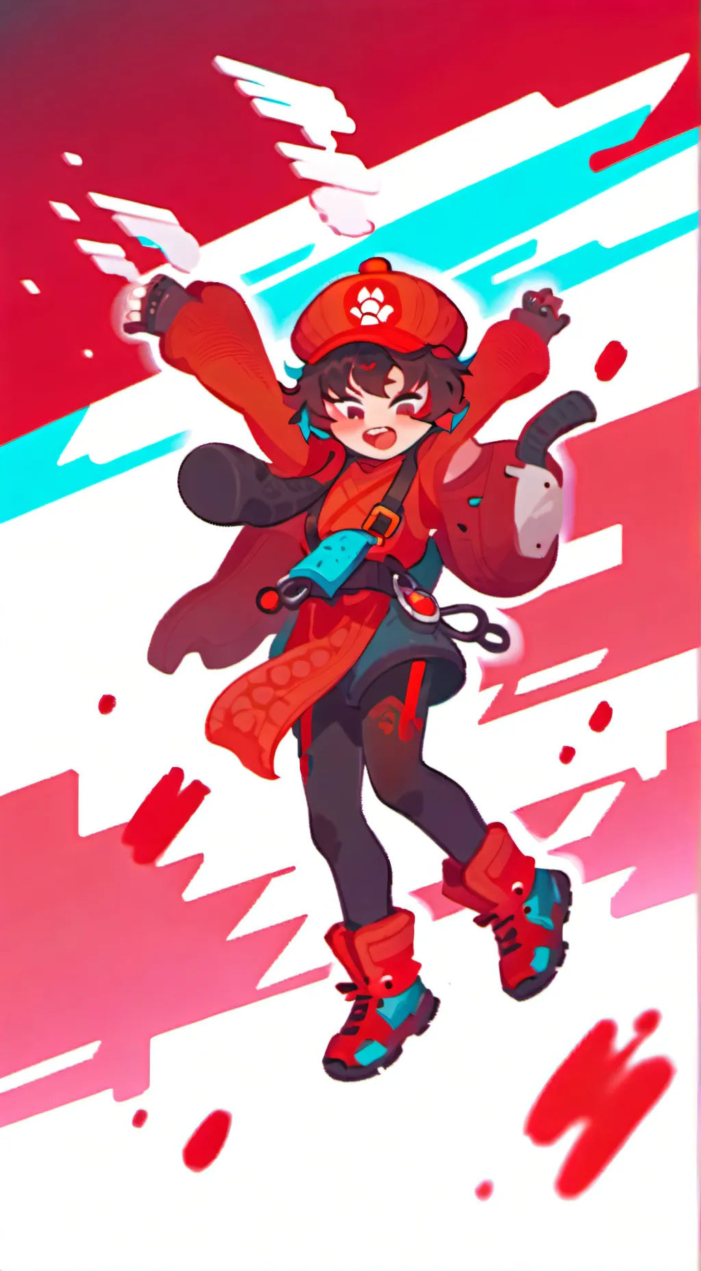 ai character: nabi x santi 😨 background