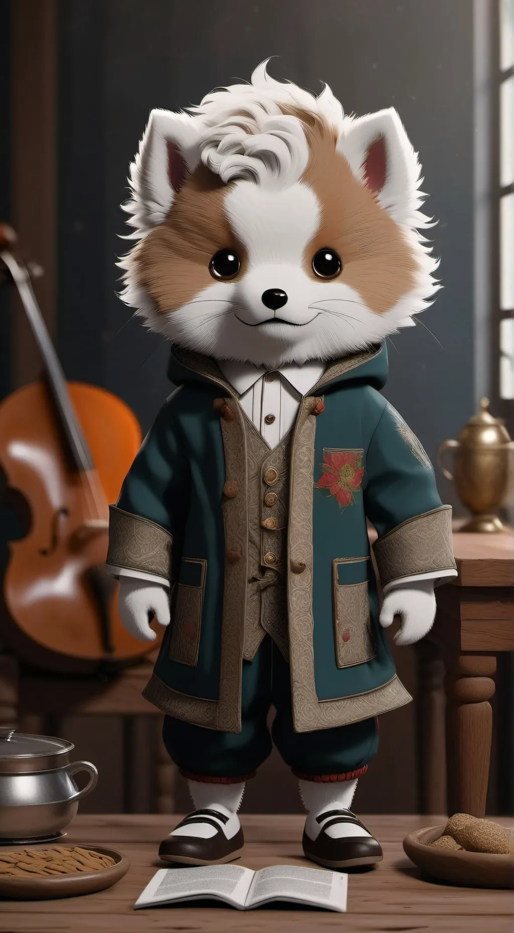 ai character: Kitti  background