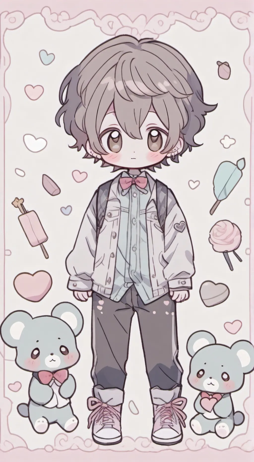 ai character: [little brother]  background