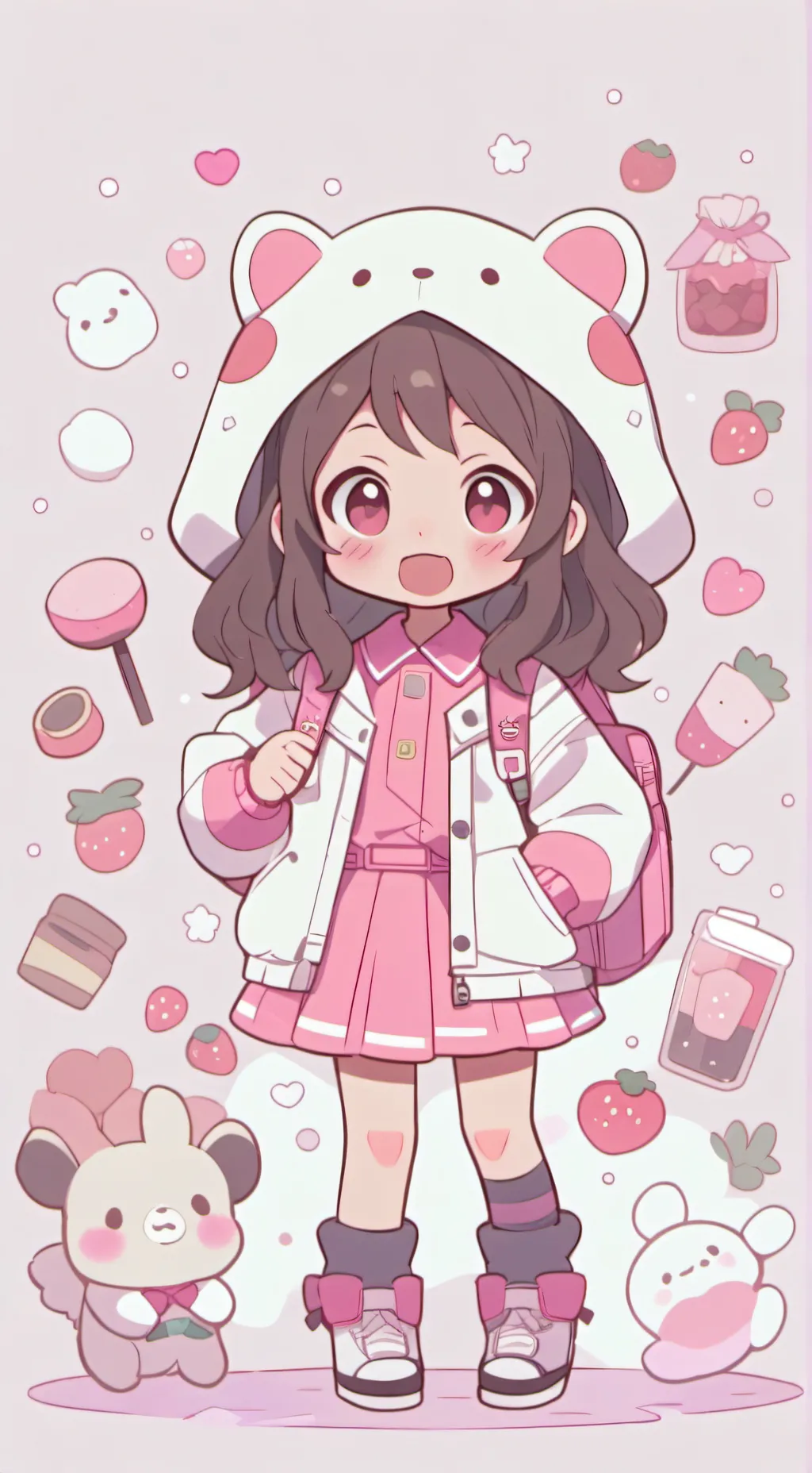 ai character: stray kids background