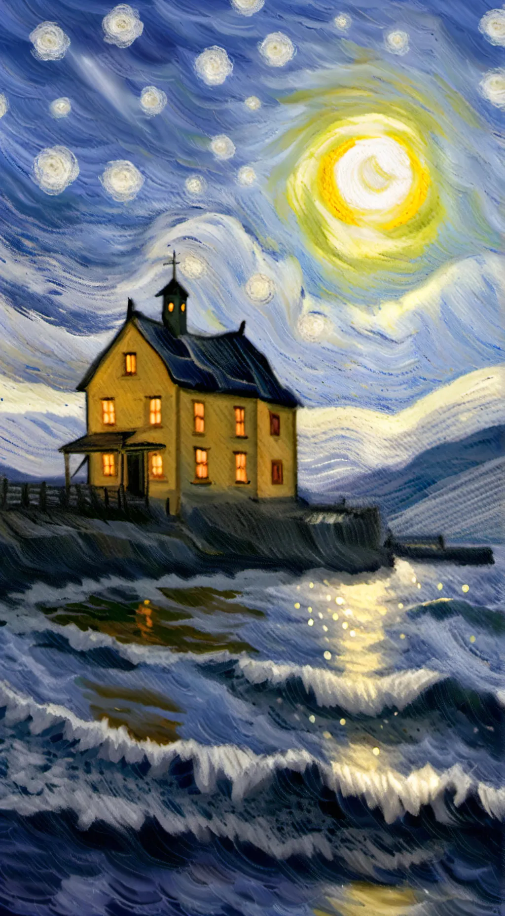 ai character: Cosmo in danger background