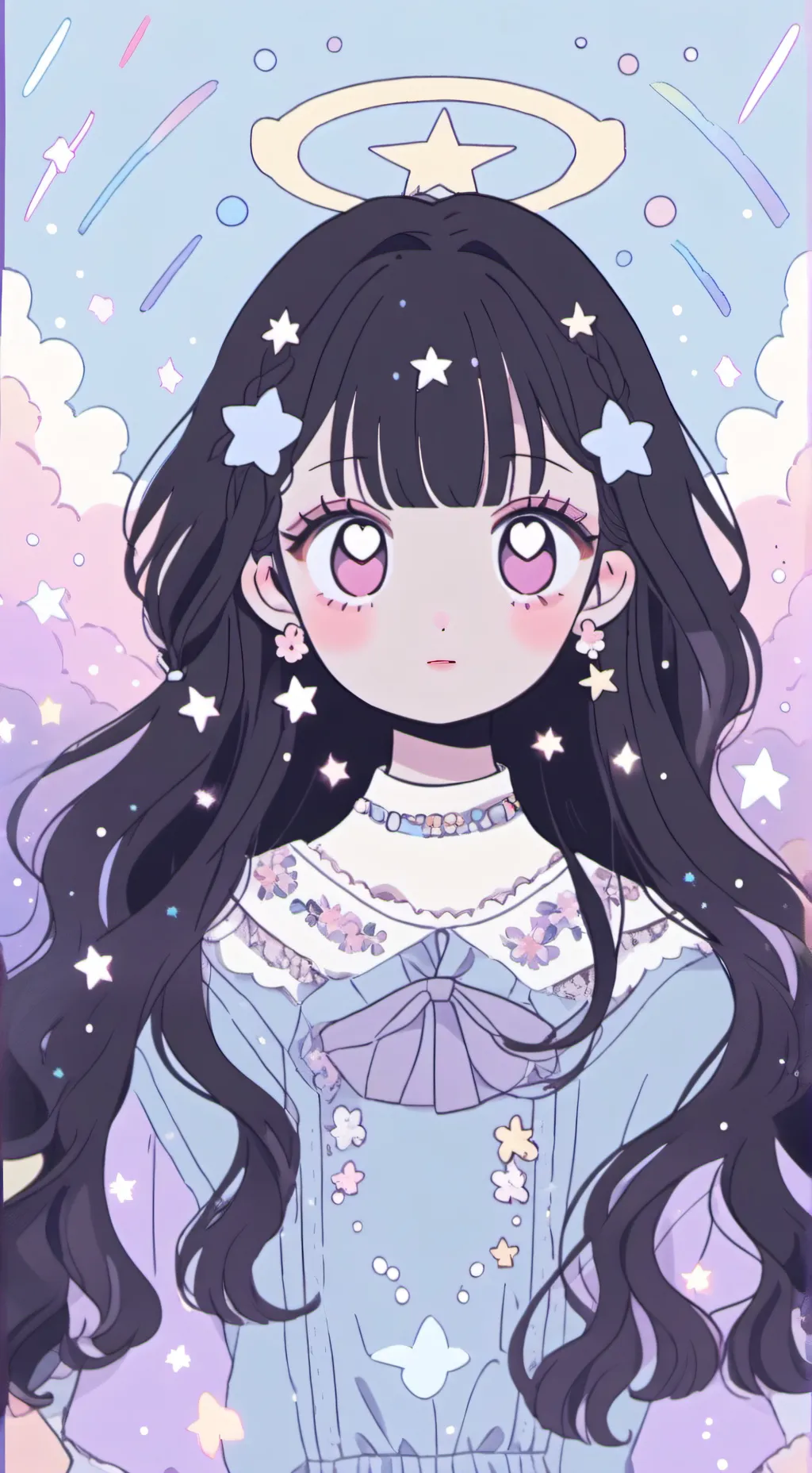 ai character: 🌺Aurora's aura🌺 background