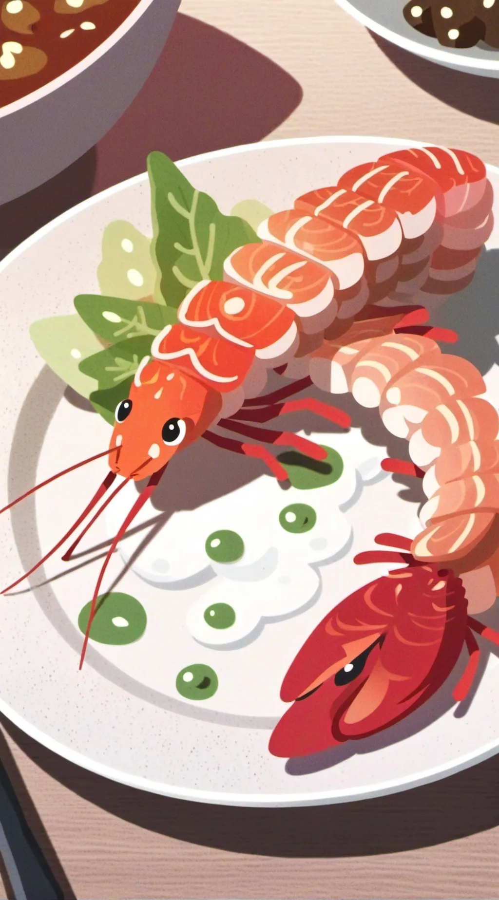 ai character: Shrimpo (remake) background