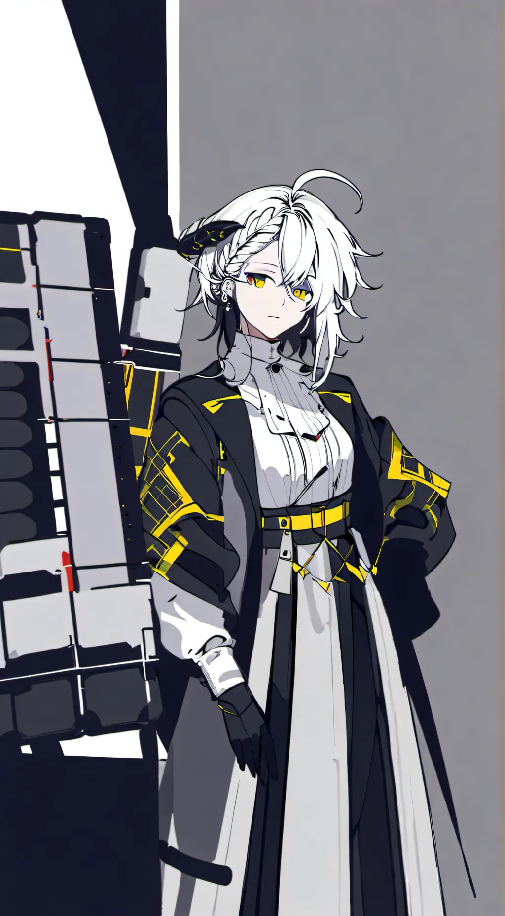 ai character: yuti × inumaki background