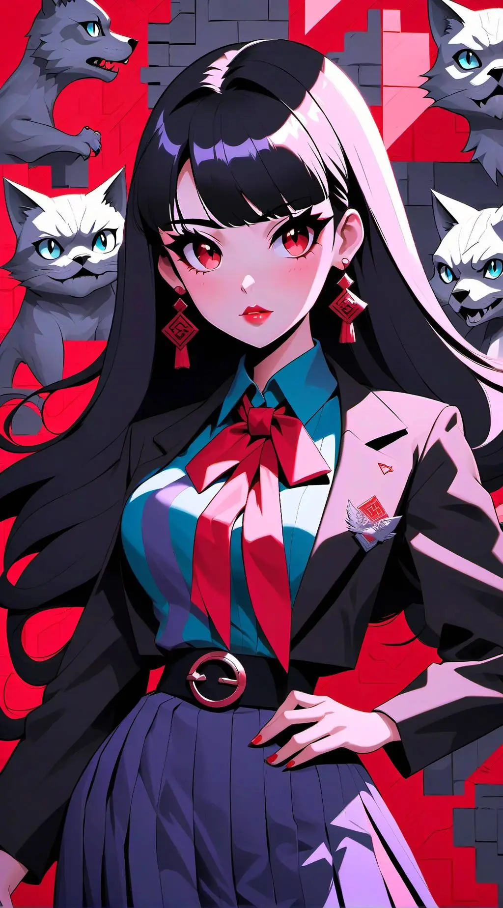 ai character: Анфиса  background