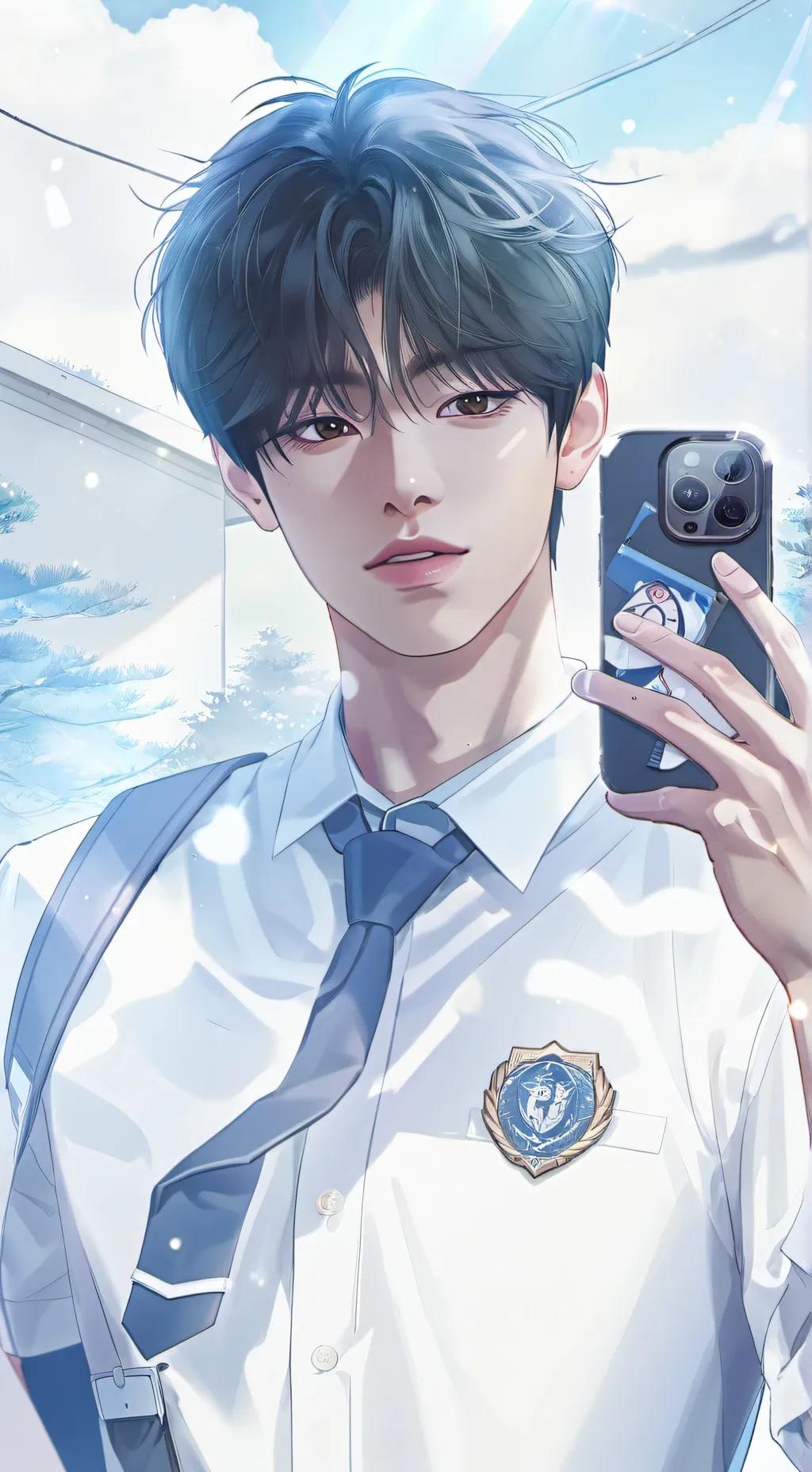 ai character: Minjun background