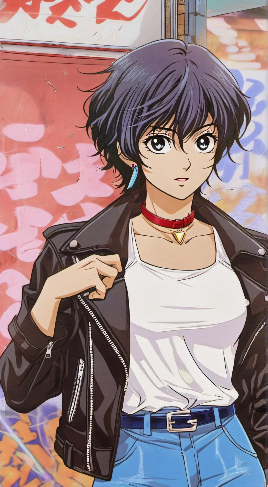 ai character: Maki Natsuko  background