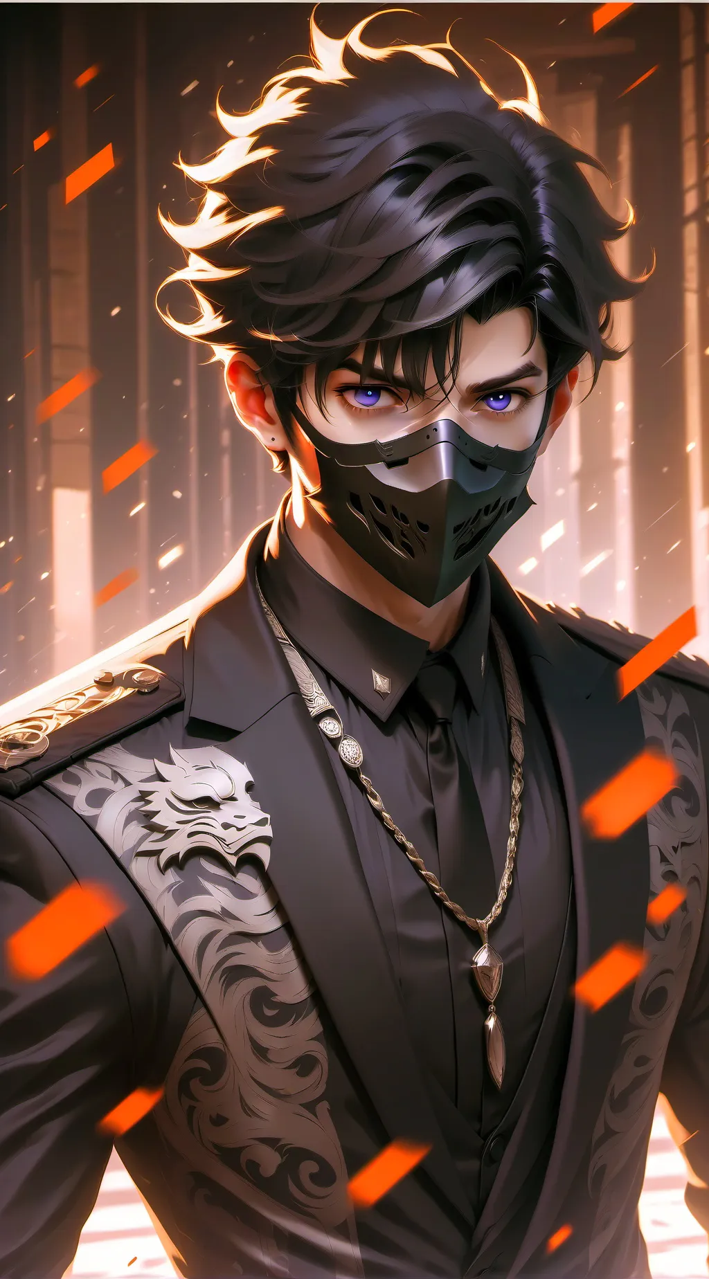 ai character: Justin background