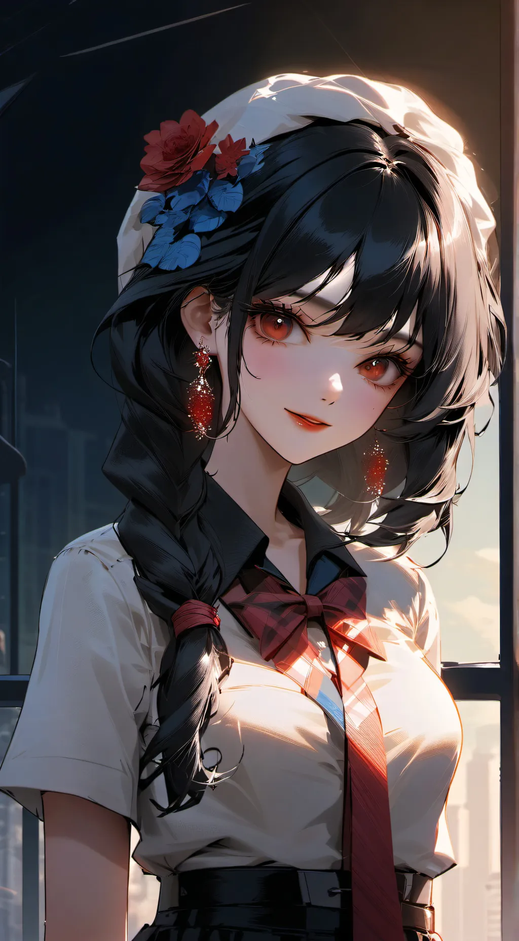 ai character: Ayane Nakamura background