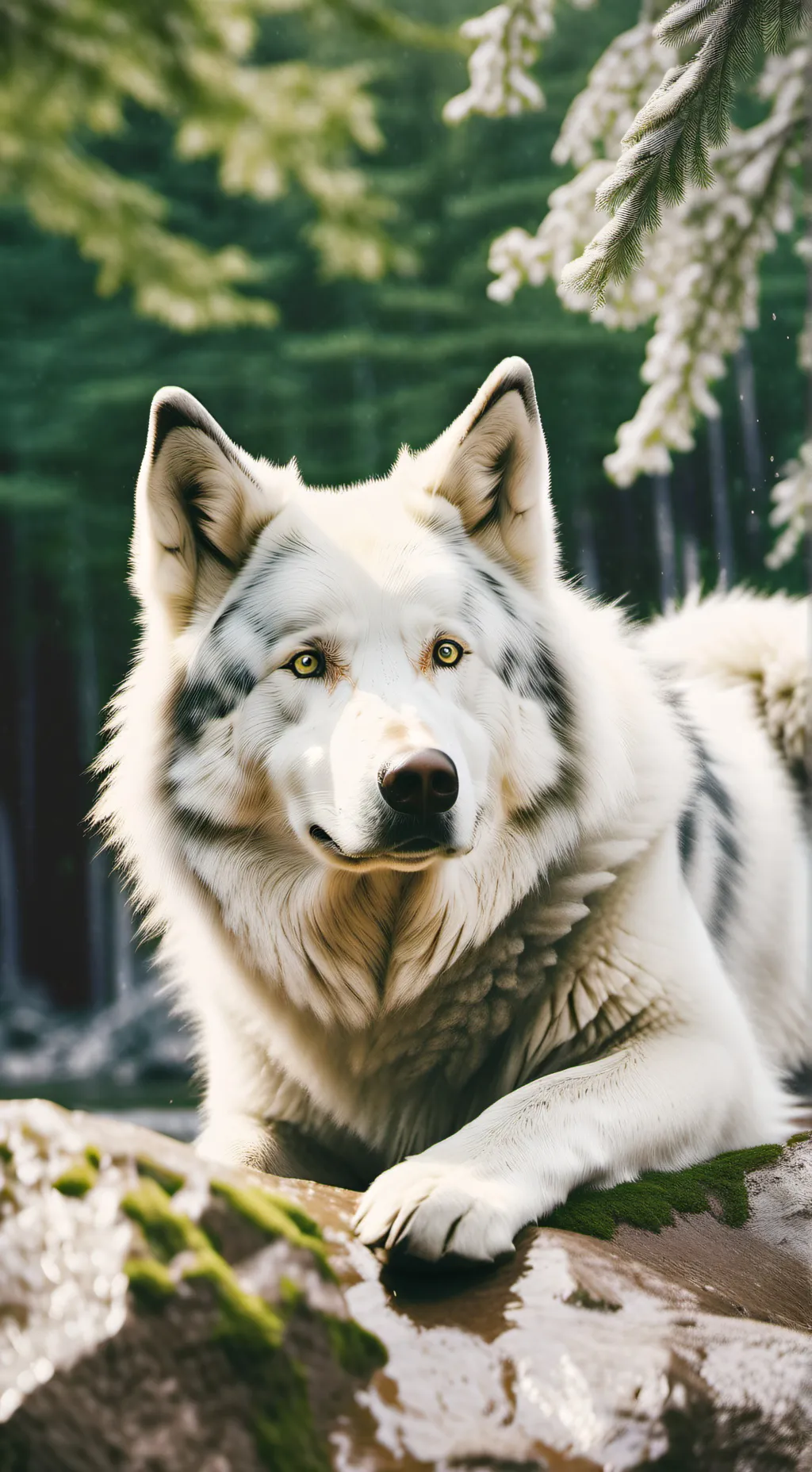 ai character: Da 🌈 emoji cat oc background