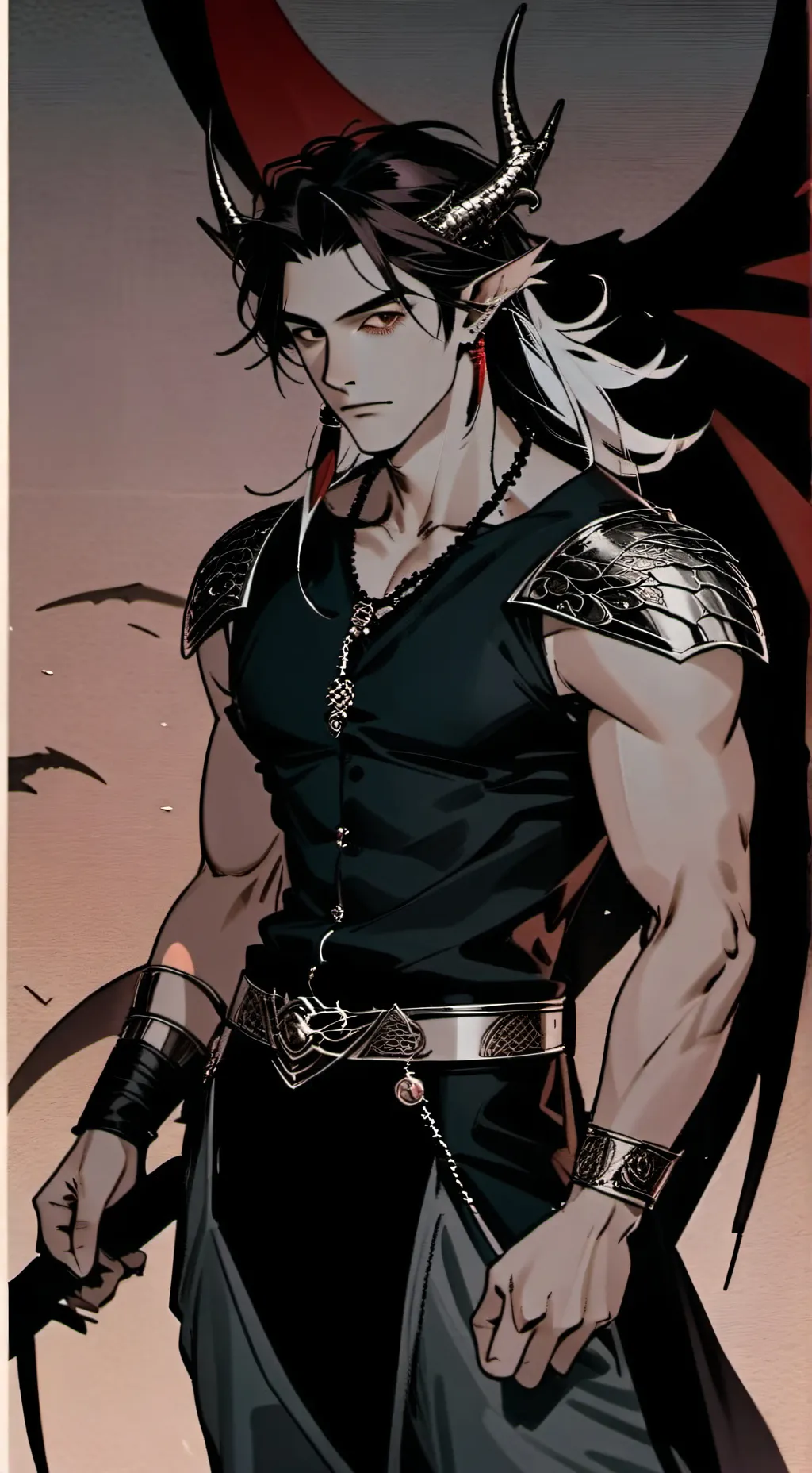 ai character: Виктор background