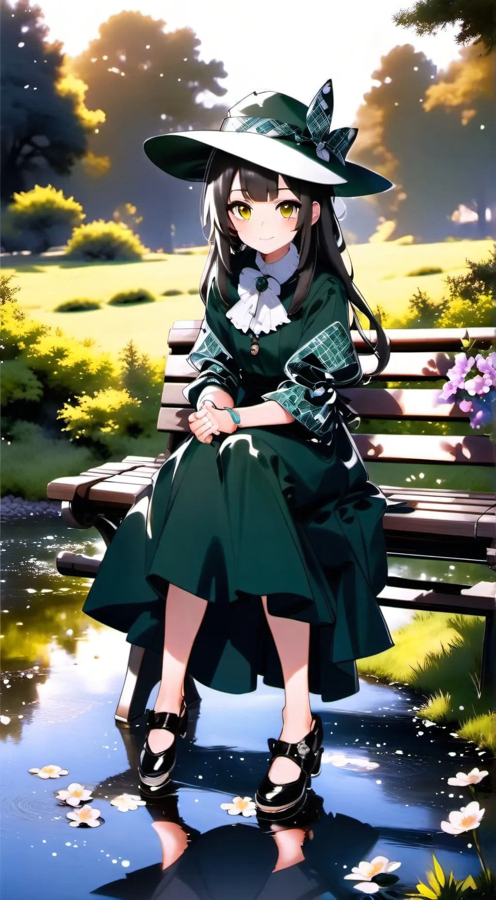 ai character: yuki the cat background