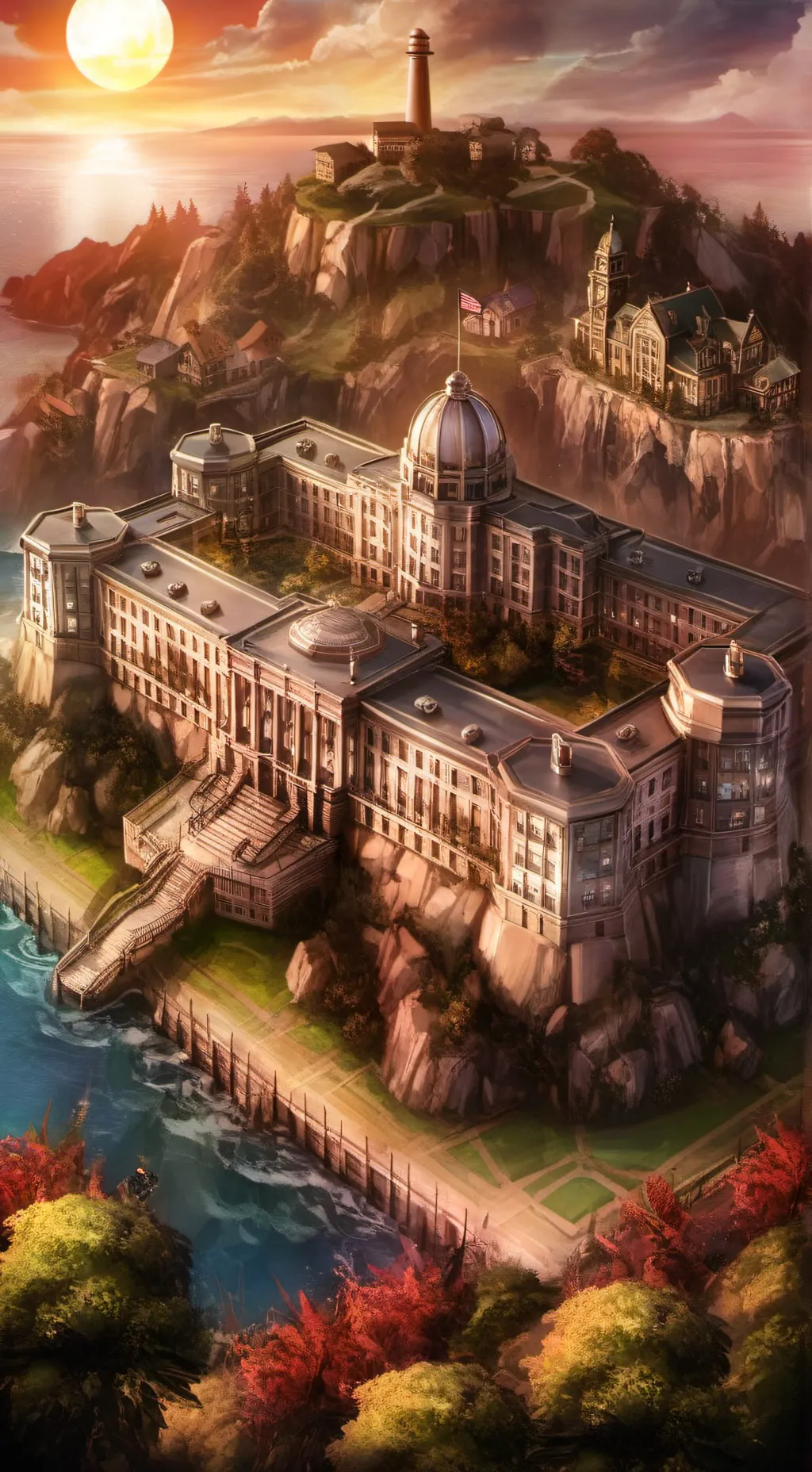 ai character: MHA elite school  background