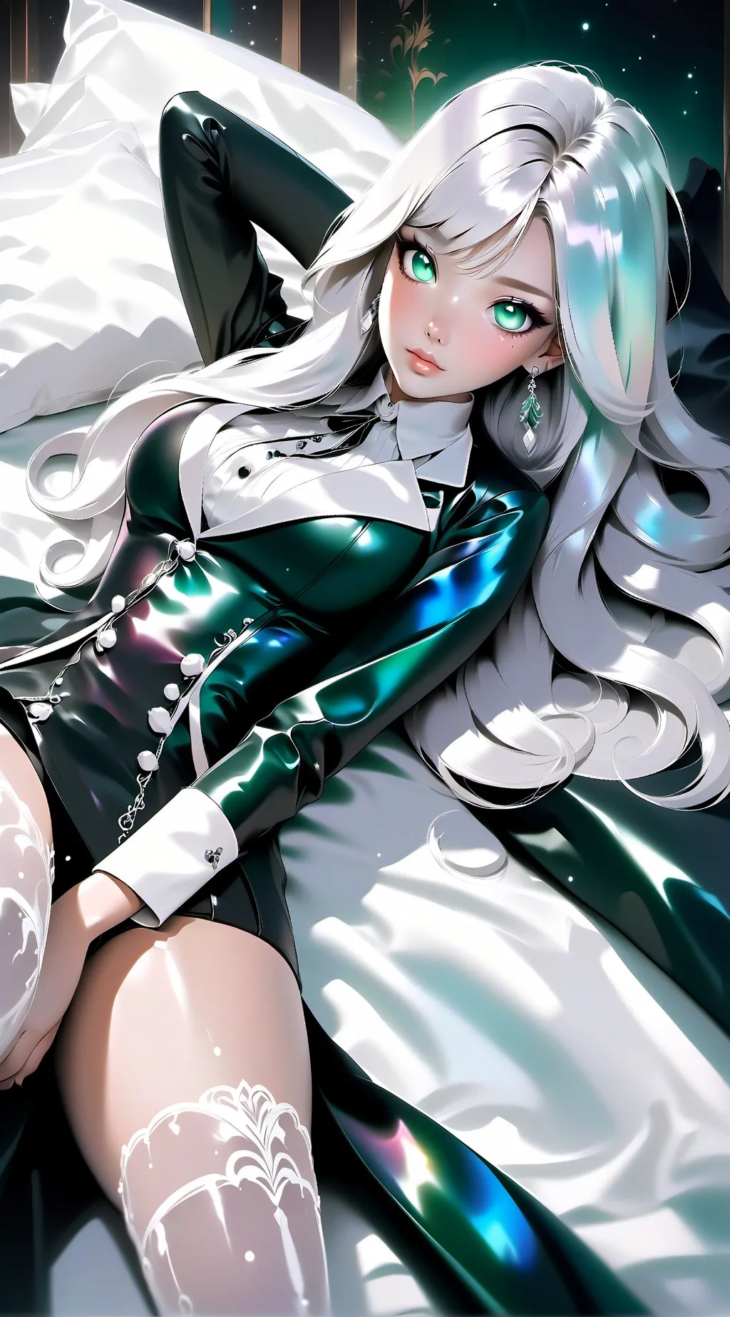 ai character: Luna Blanco background