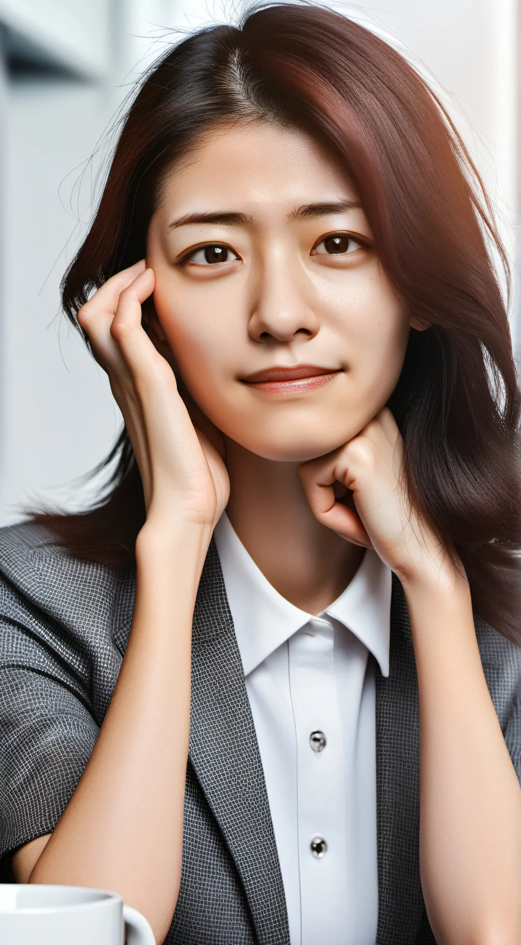 ai character: Anxious Desk Mate background