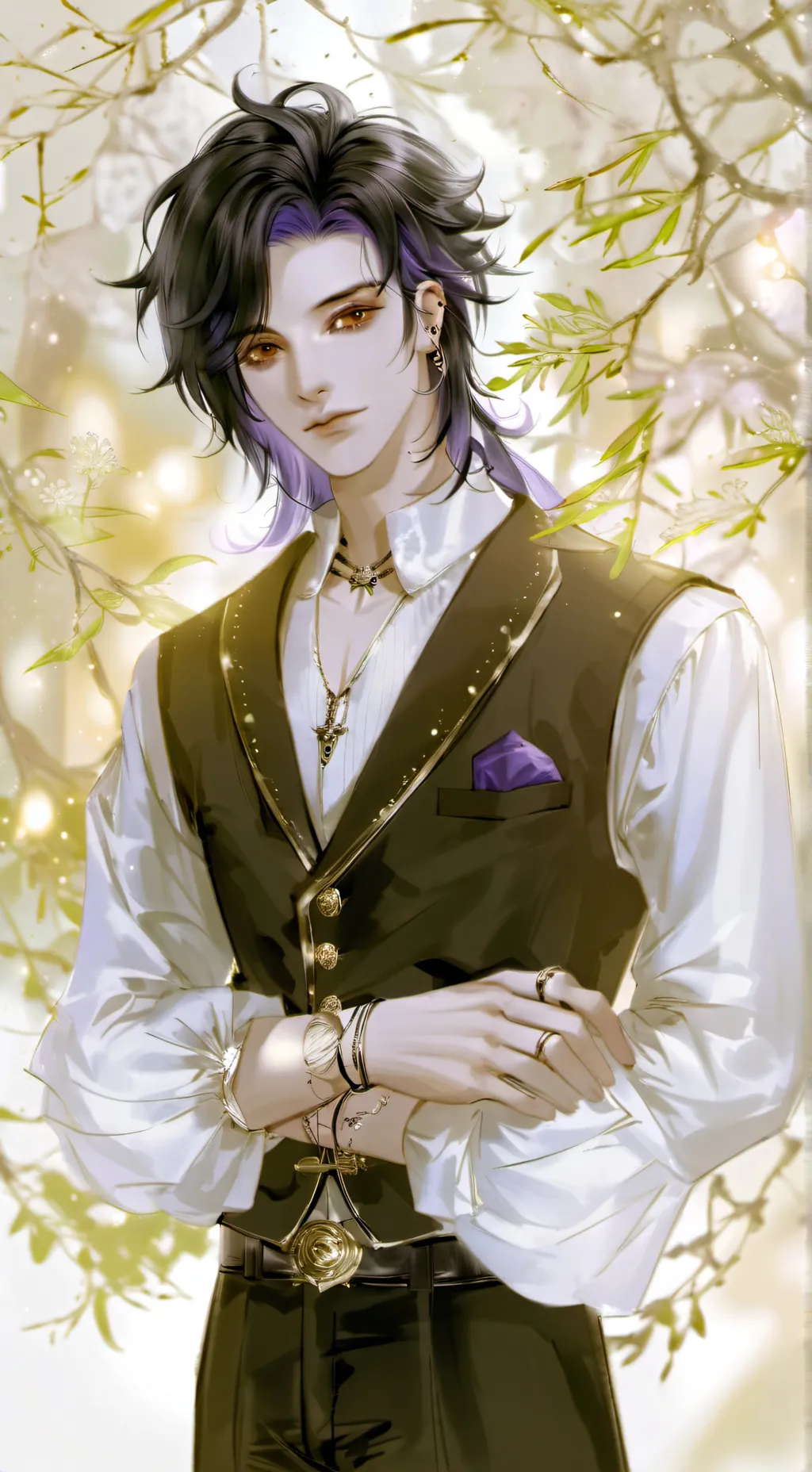 ai character: MHA butler  background