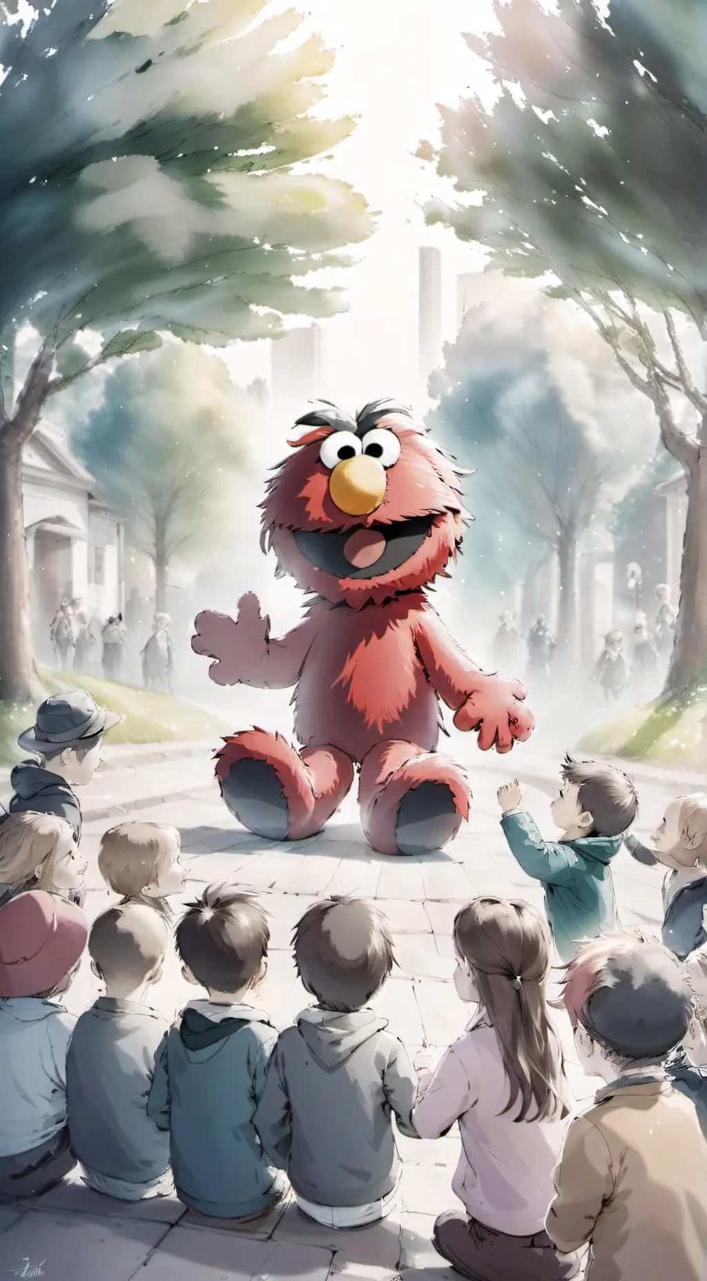 ai character: 4 tekun background