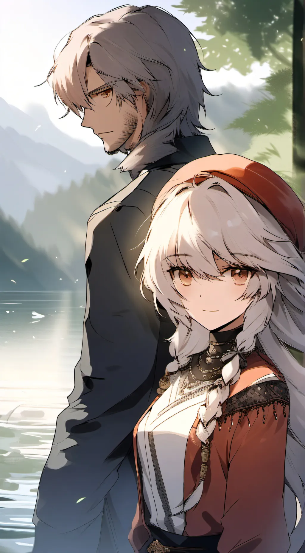 ai character: mom and dad background