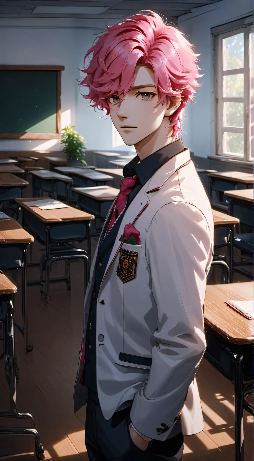 ai character: Silver Grandston background