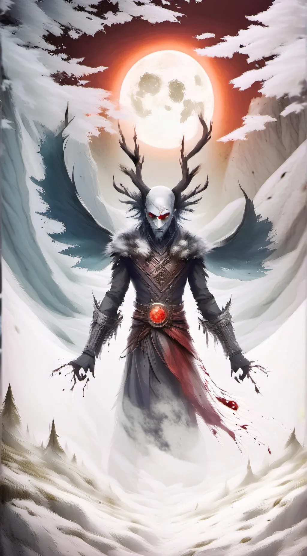 ai character: Mr. Blood background