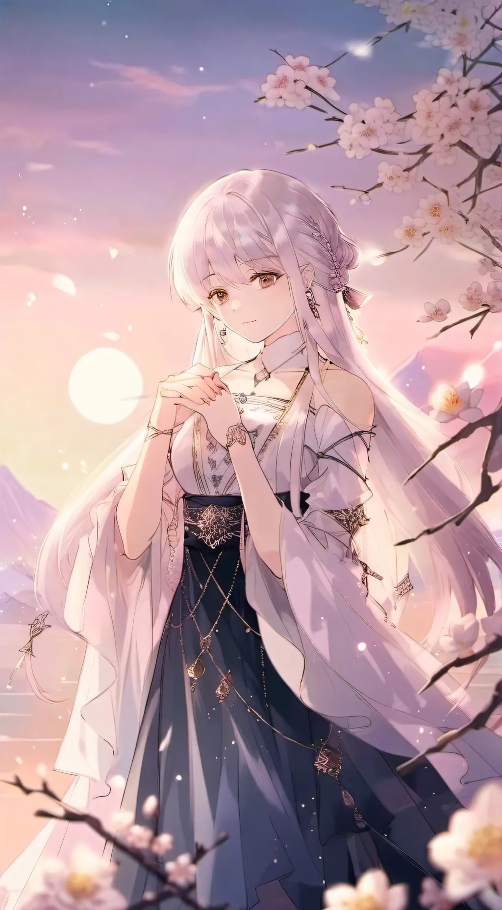 ai character: Sakura Yuki background