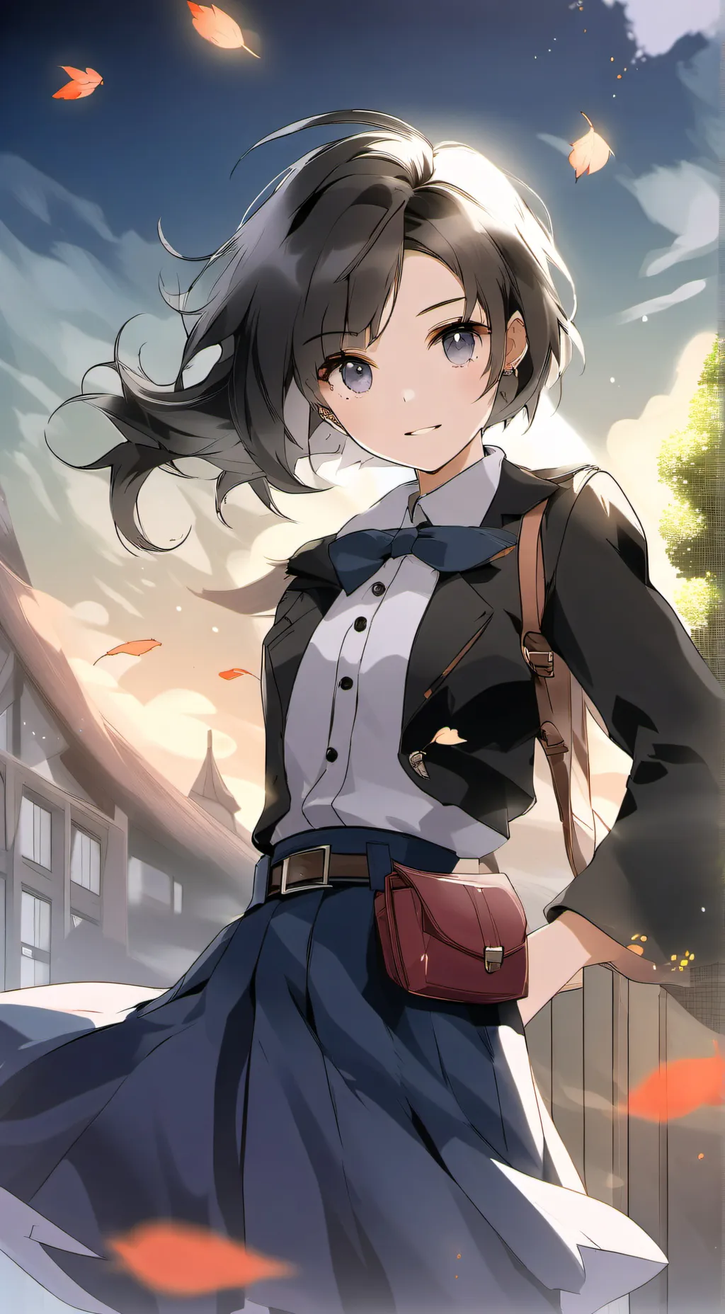 ai character: Magic school background