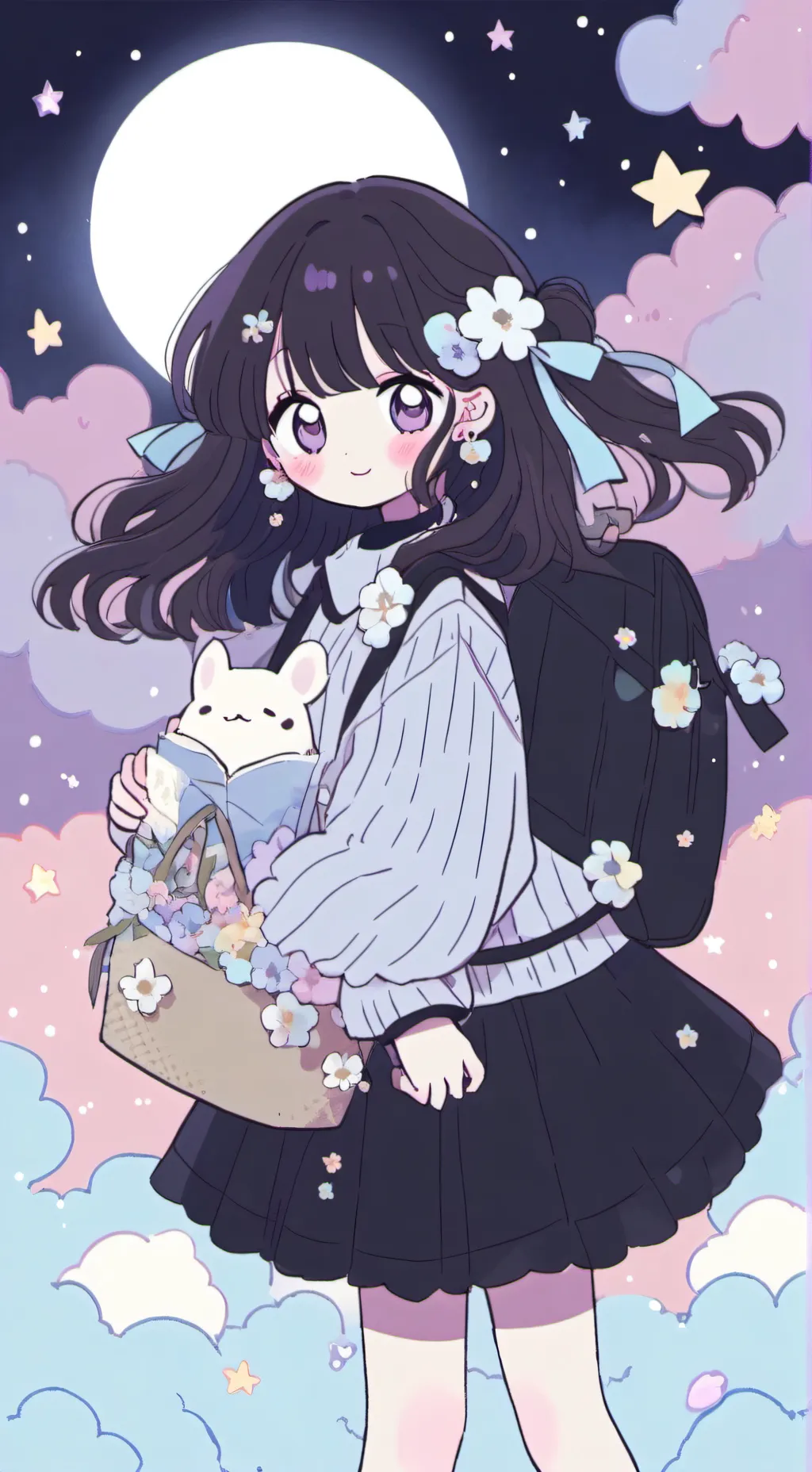 ai character: MLP trip background