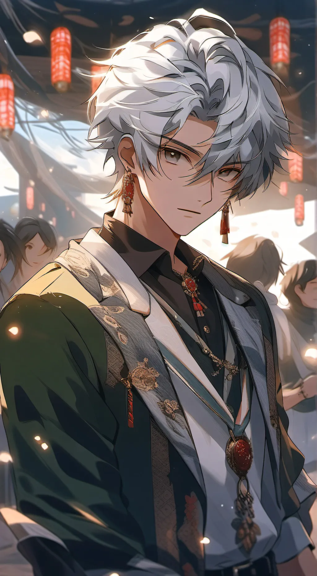 ai character: Asher Adams  background