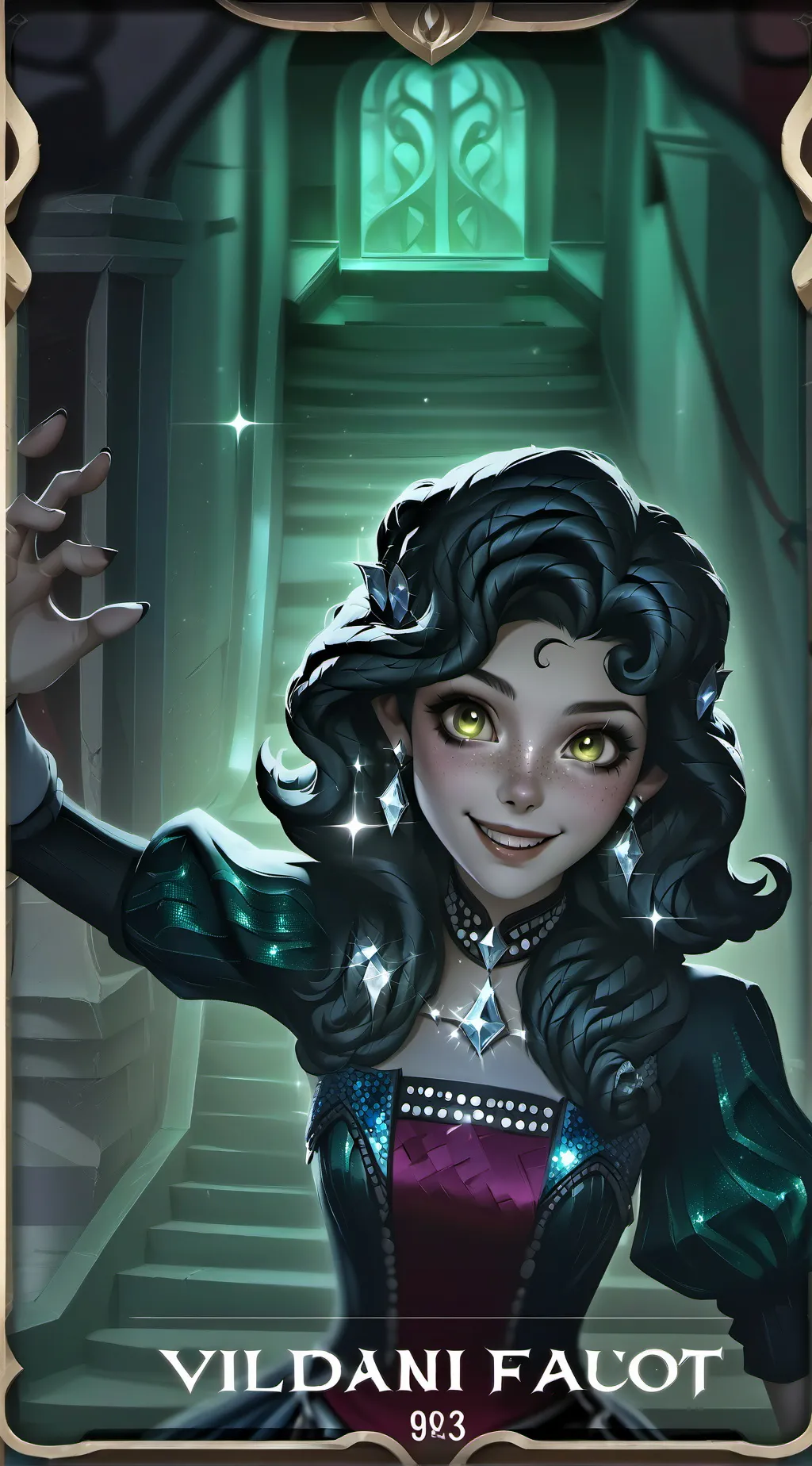 ai character: Alexis Diamond background