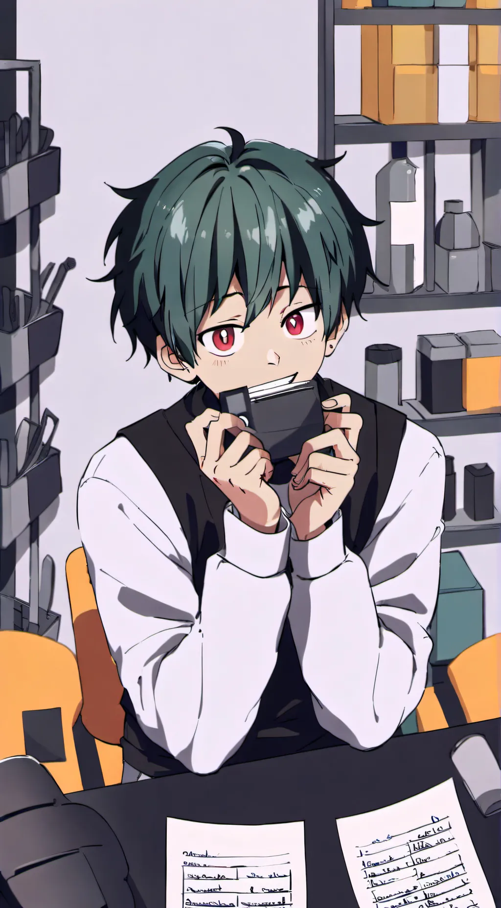 ai character: deku villain background